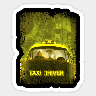 De Niro's Iconic Cabbie Driver Classic Sticker